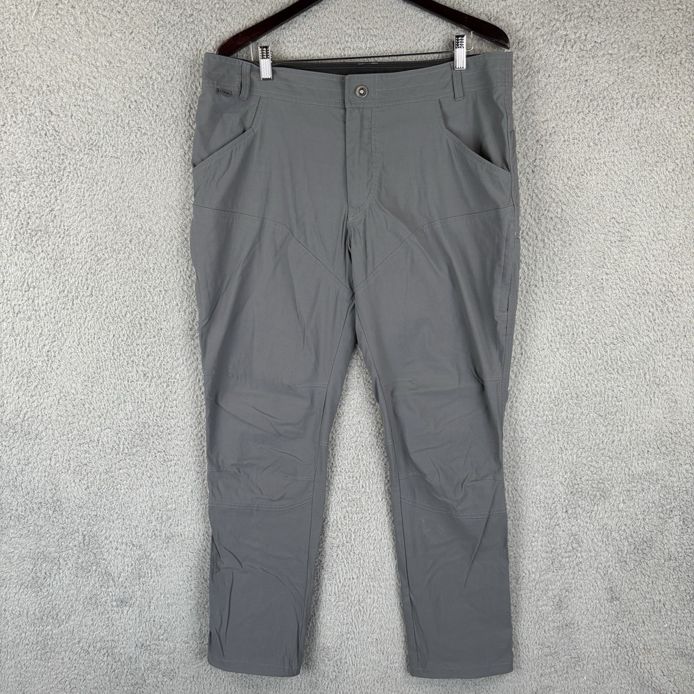 Kuhl Renegade Rock Pants Mens 38x32 Gray 5603 Hiking Outdoor Stretch Performance